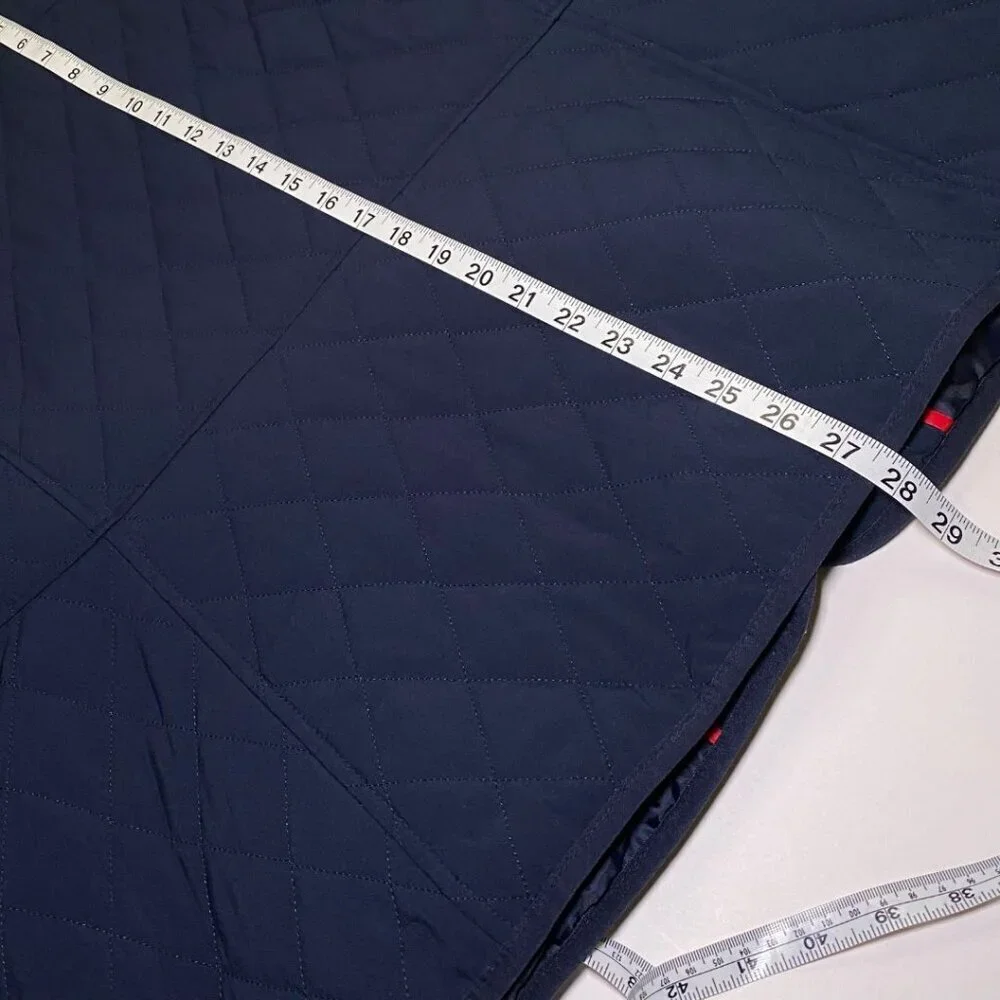 TOMMY HILFIGER Quilted Jacket Navy Size XXL - Picture 10 of 11